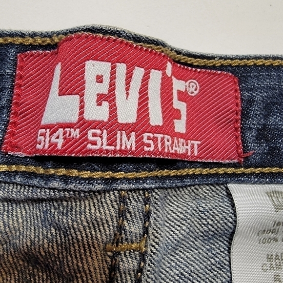 EUC Levis 514 Slim Straight 5 Pocket Size 12 Husky 32x27 - Picture 4 of 10
